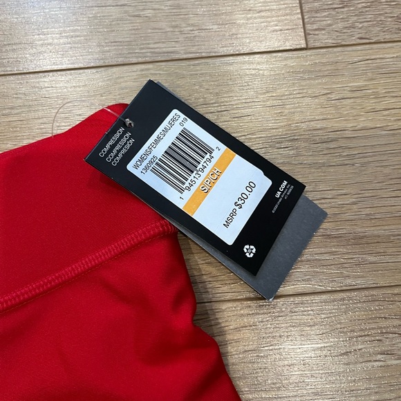 Under Armour Women's Red Shorts - Picture 6 of 6